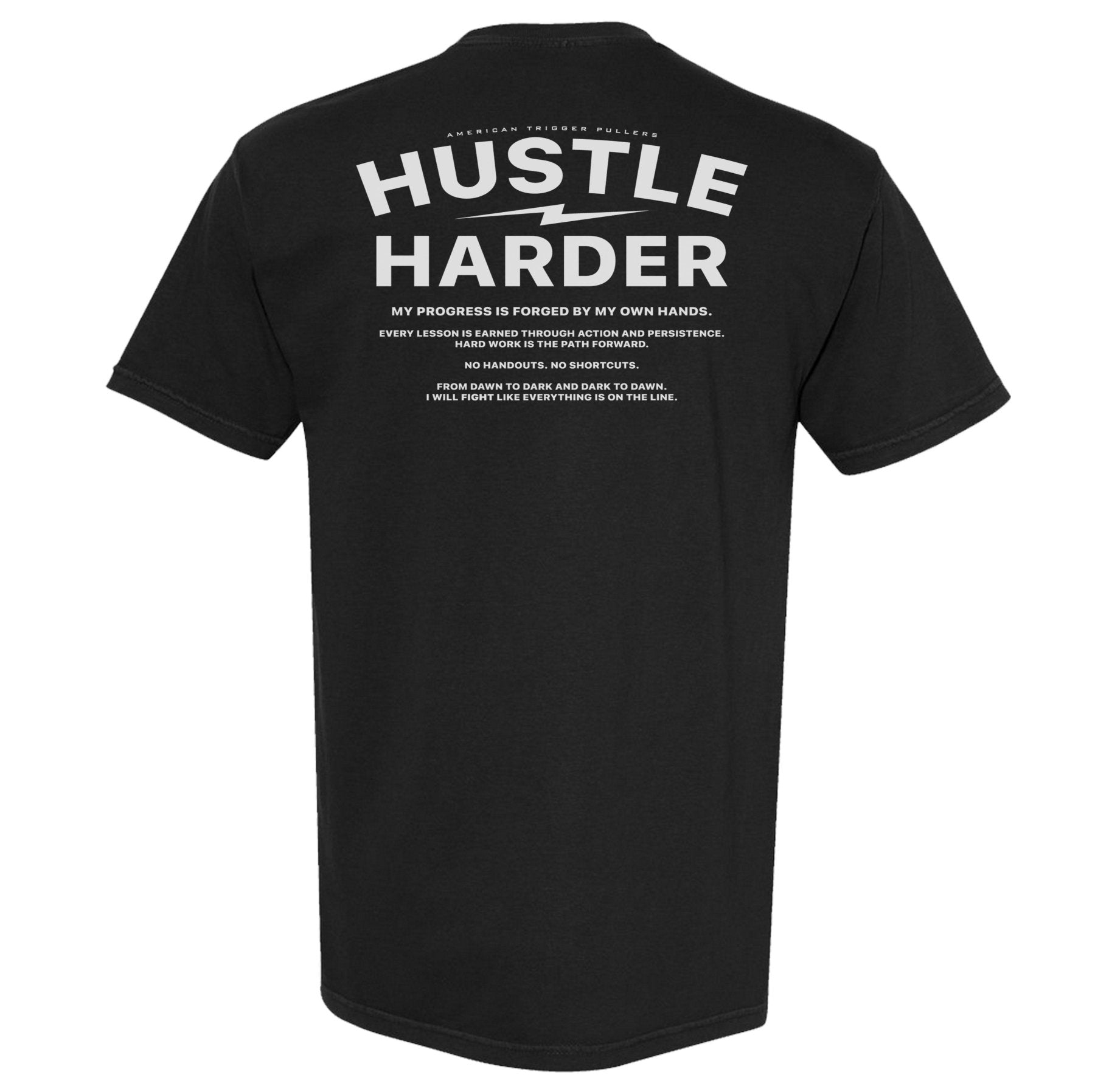 Hustle Harder Heavyweight Tee - Small - Shirt