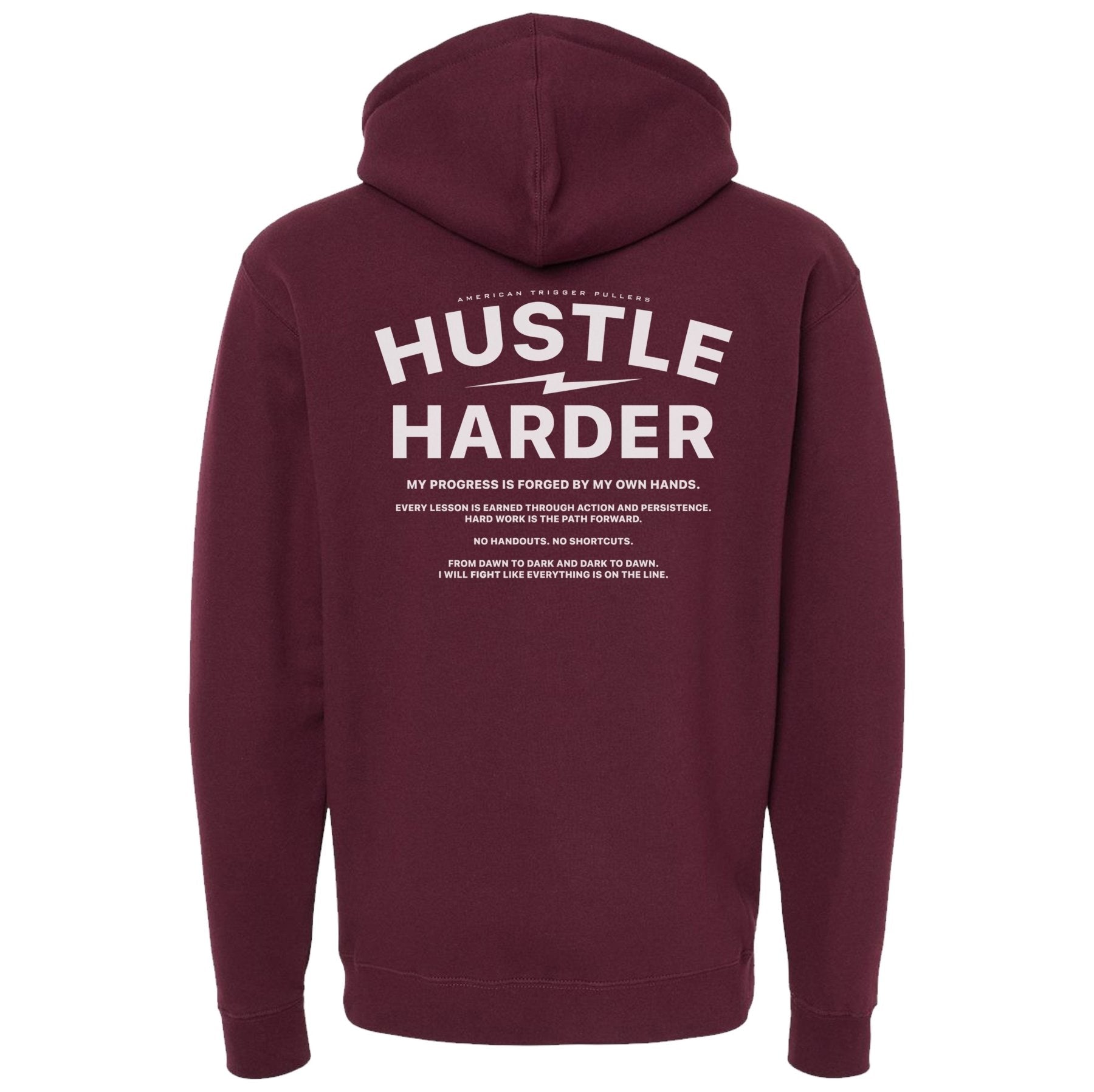 Hustle Harder Hoodie - Small - Hoodie