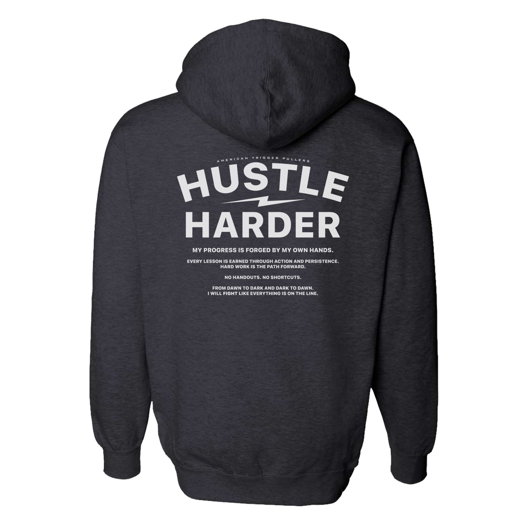 Hustle Harder Hoodie - Small - Hoodie