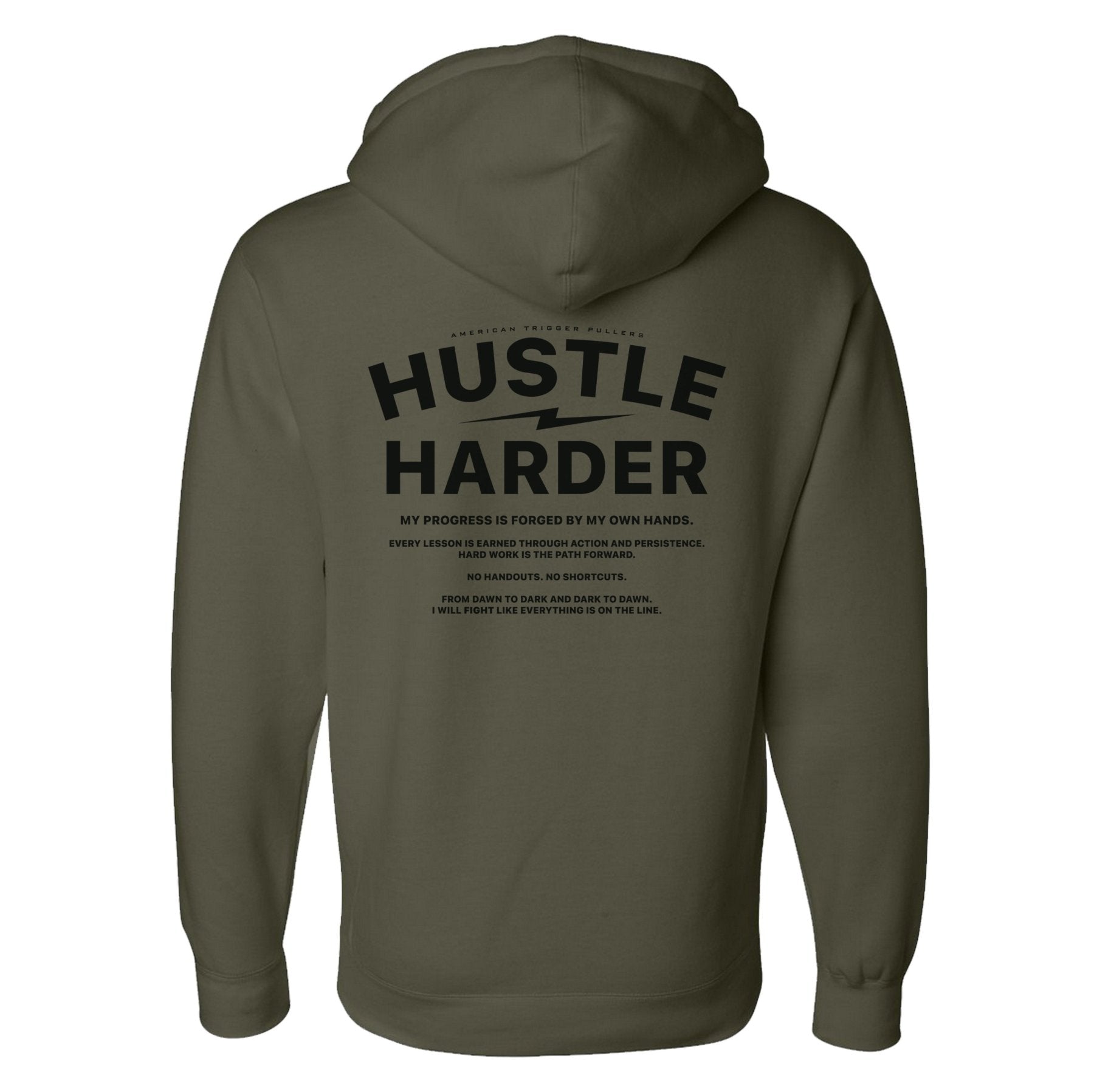 Hustle Harder Hoodie - Small - Hoodie