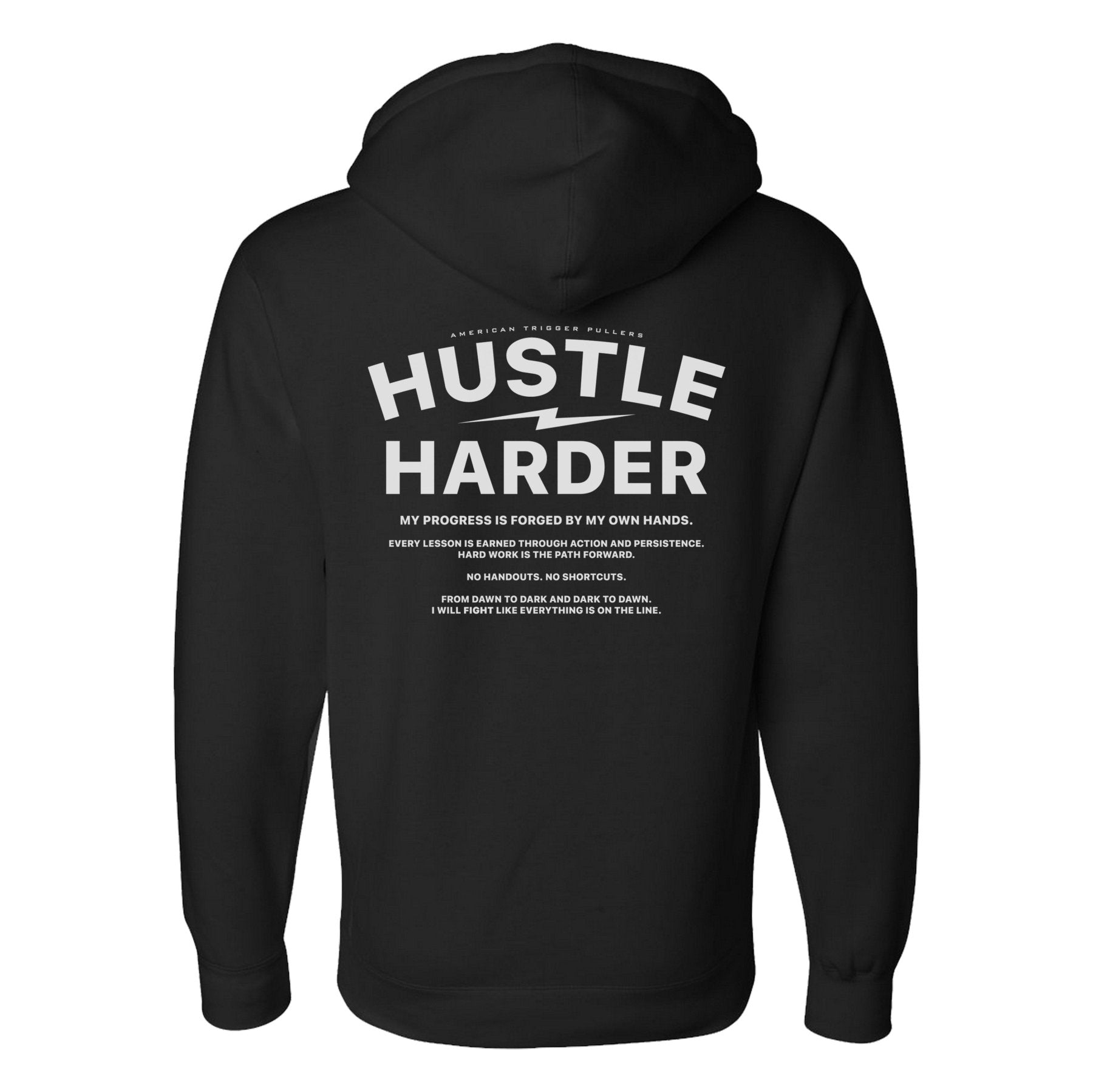 Hustle Harder Hoodie - Small - Hoodie
