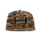 Hustle Harder Patch Rope Hat - OSFA - Hat