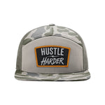 Hustle Harder Patch Seven Panel Hat - OSFA - Hat