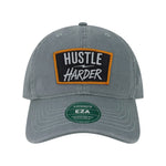 Hustle Harder Patch Twill Dad Hat - OSFA - Hat