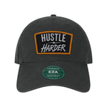 Hustle Harder Patch Twill Dad Hat - OSFA - Hat