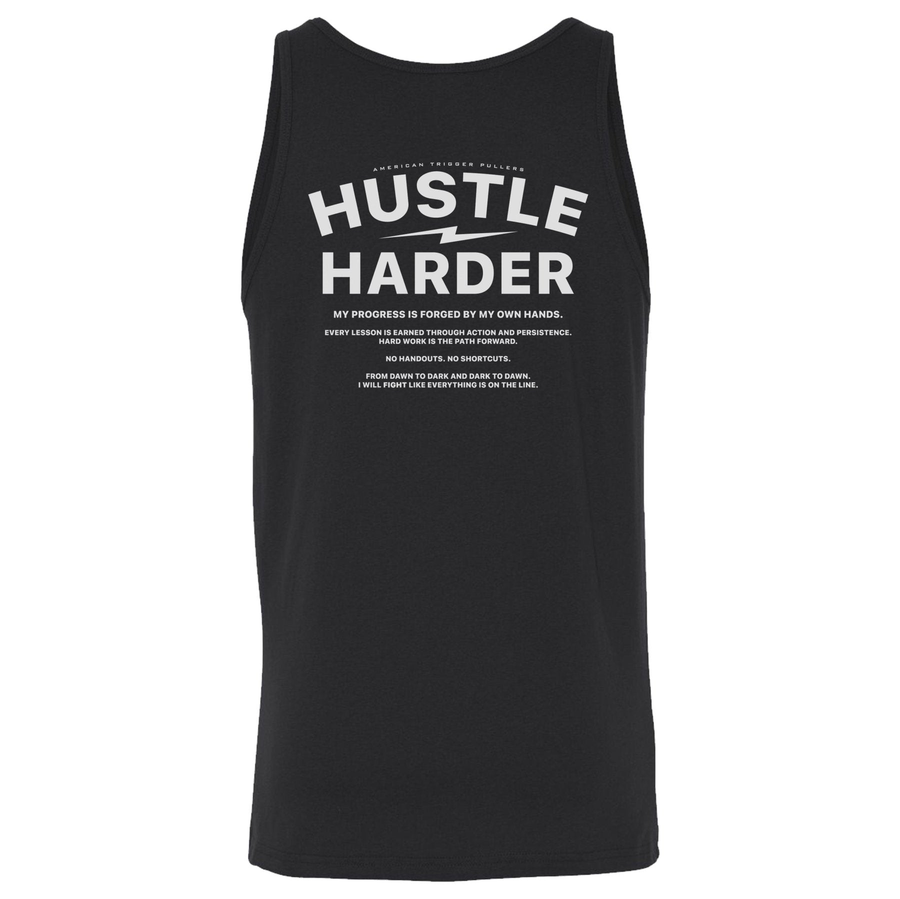 Hustle Harder Tank - Small - Tank Top