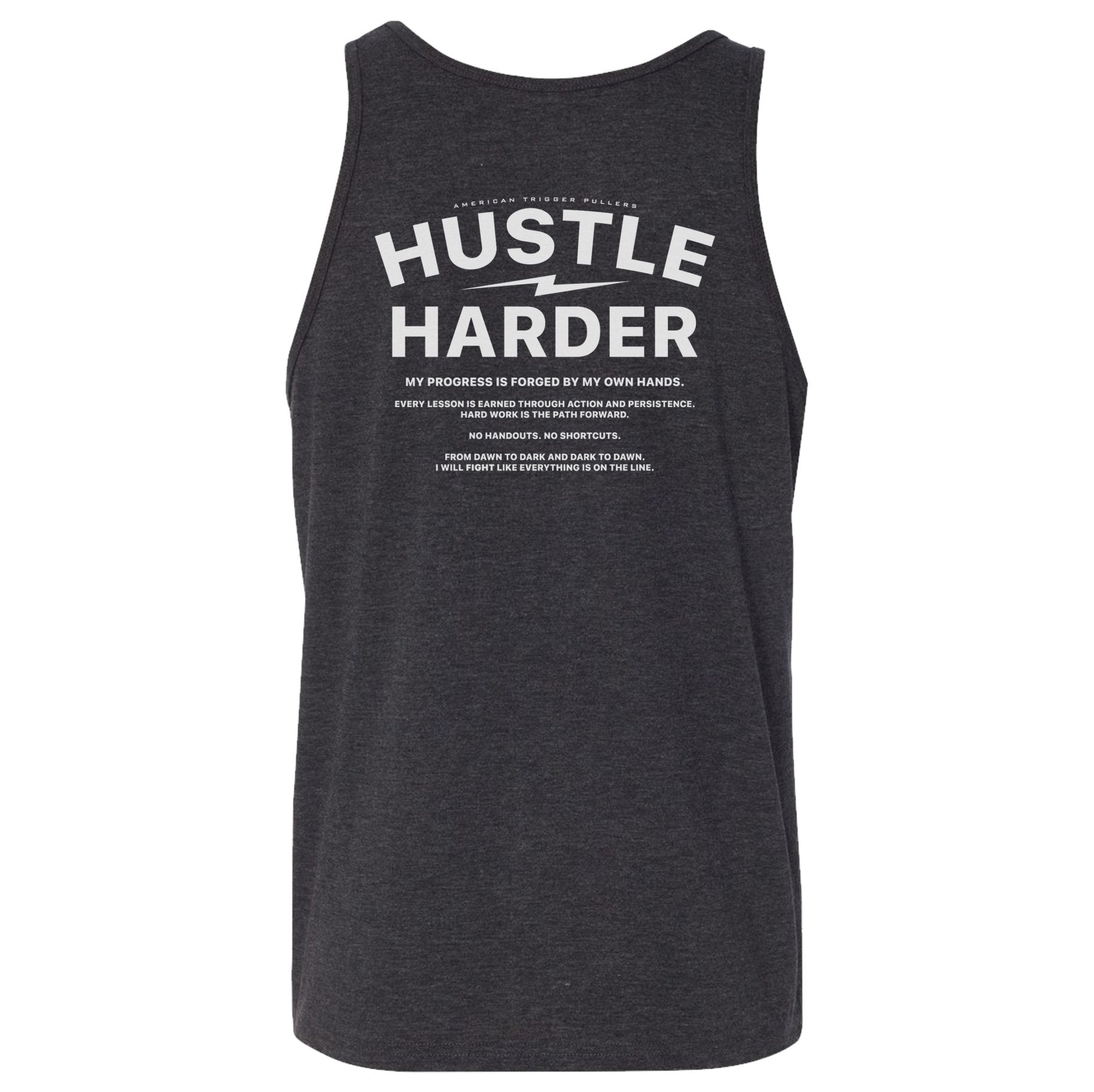 Hustle Harder Tank - Small - Tank Top