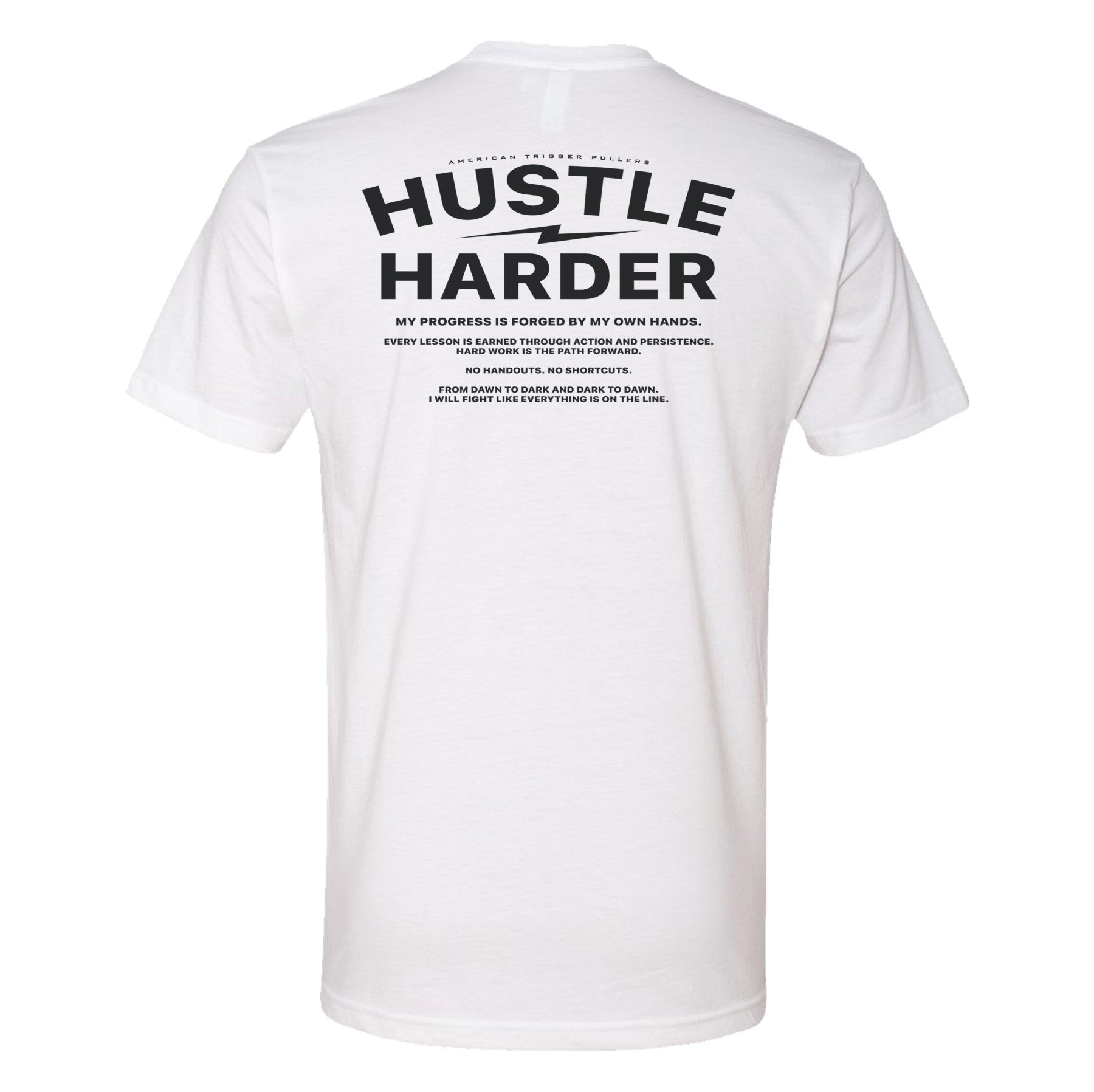 Hustle Harder Tee - Small - Shirt