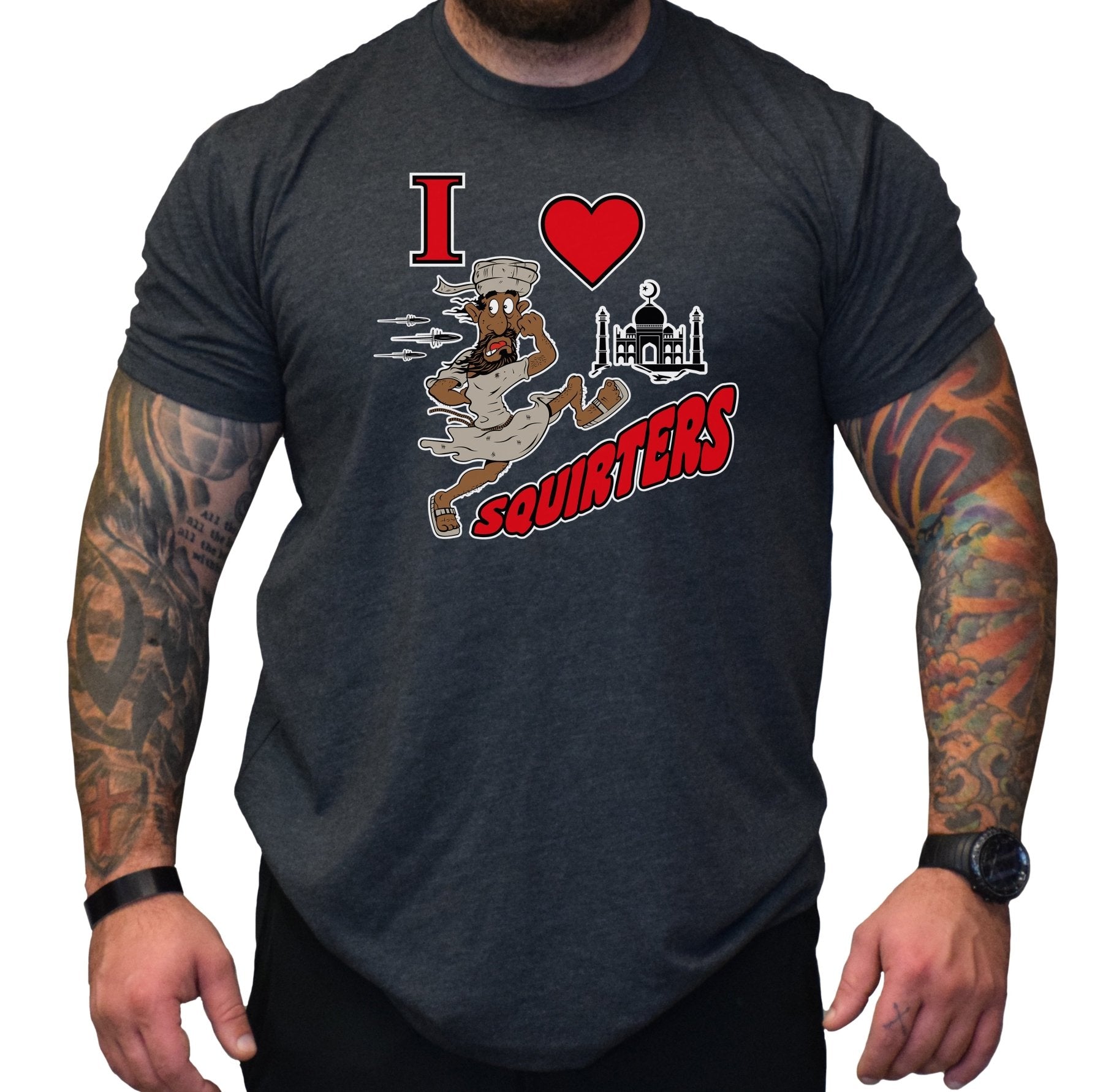 I Love Squirters - Charcoal - Shirt