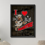 I Love Squirters Canvas - 20" x 28" - Print