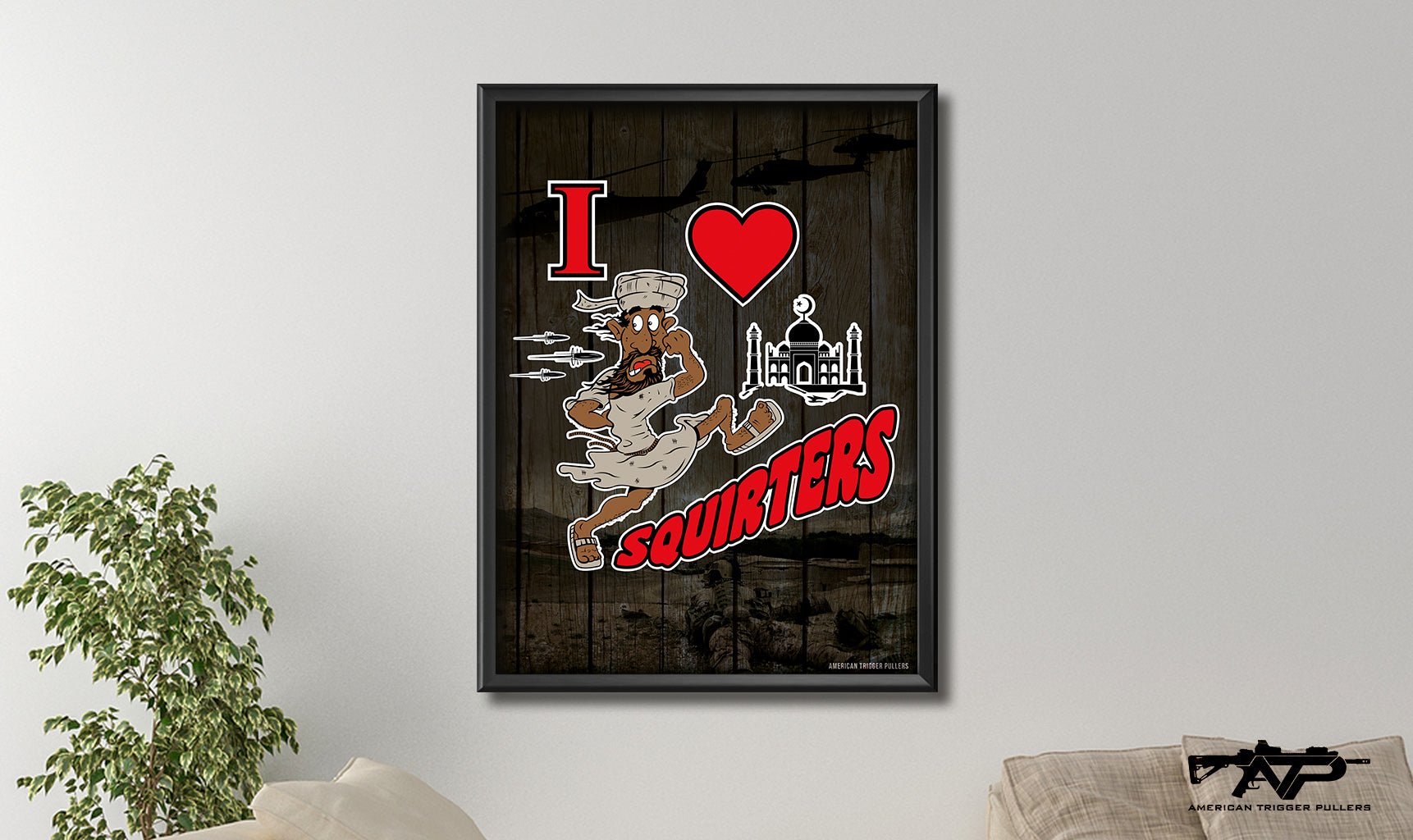 I Love Squirters Canvas - 20" x 28" - Print