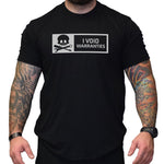 I Void Warranties Skull Tee - Small - Shirt