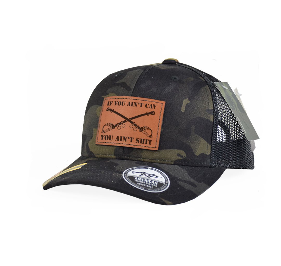 If You Ain't Cav Leather Snap - Back - Adjustable - Headwear