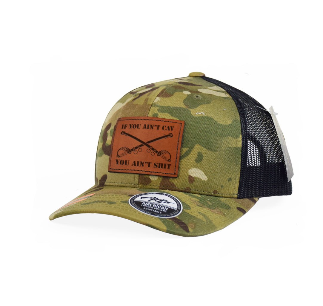 If You Ain't Cav Leather Snap - Back - Adjustable - Headwear