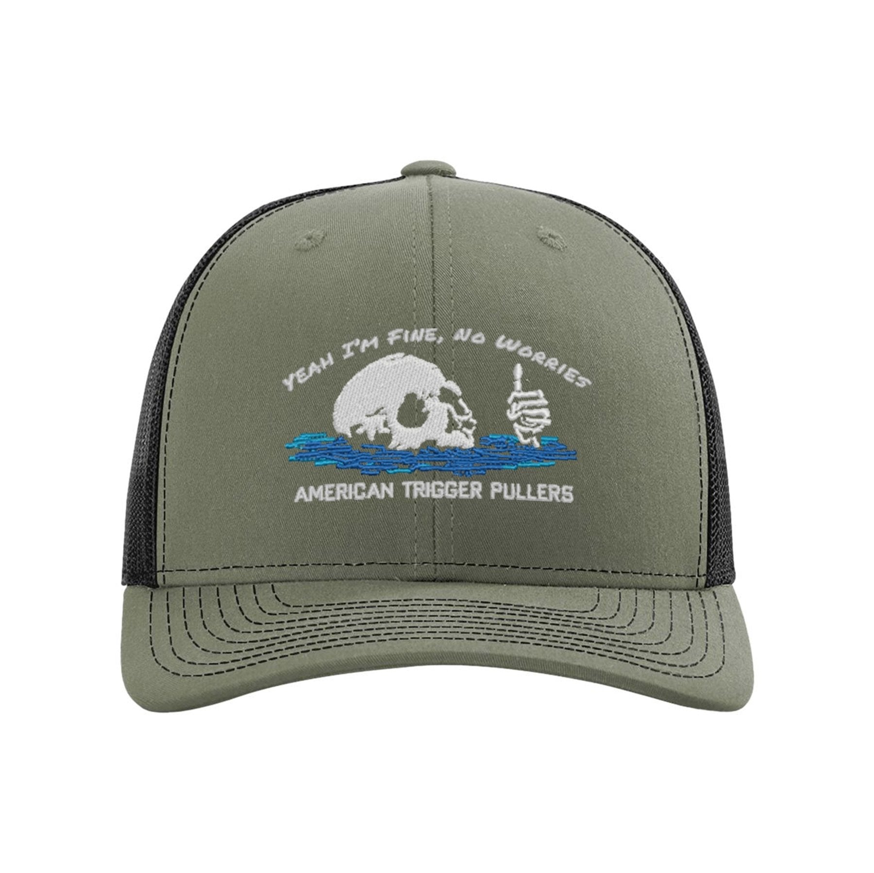 I'm Fine Snapback Trucker Hat - OSFA - Hat
