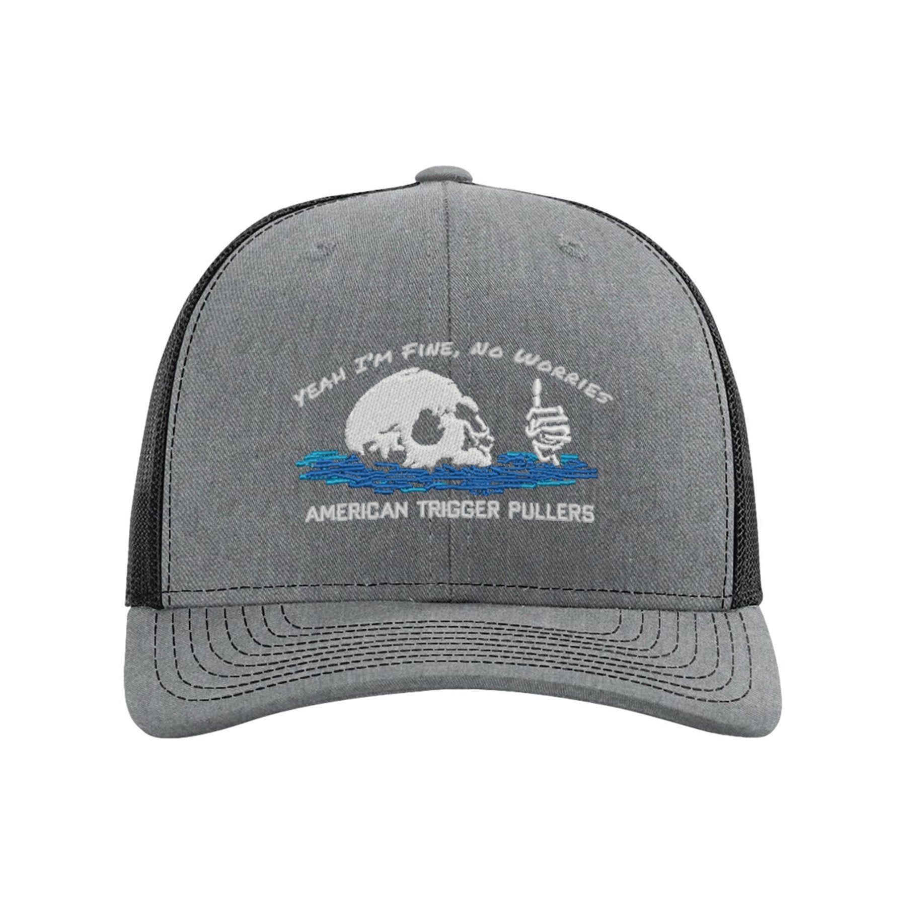 I'm Fine Snapback Trucker Hat - OSFA - Hat