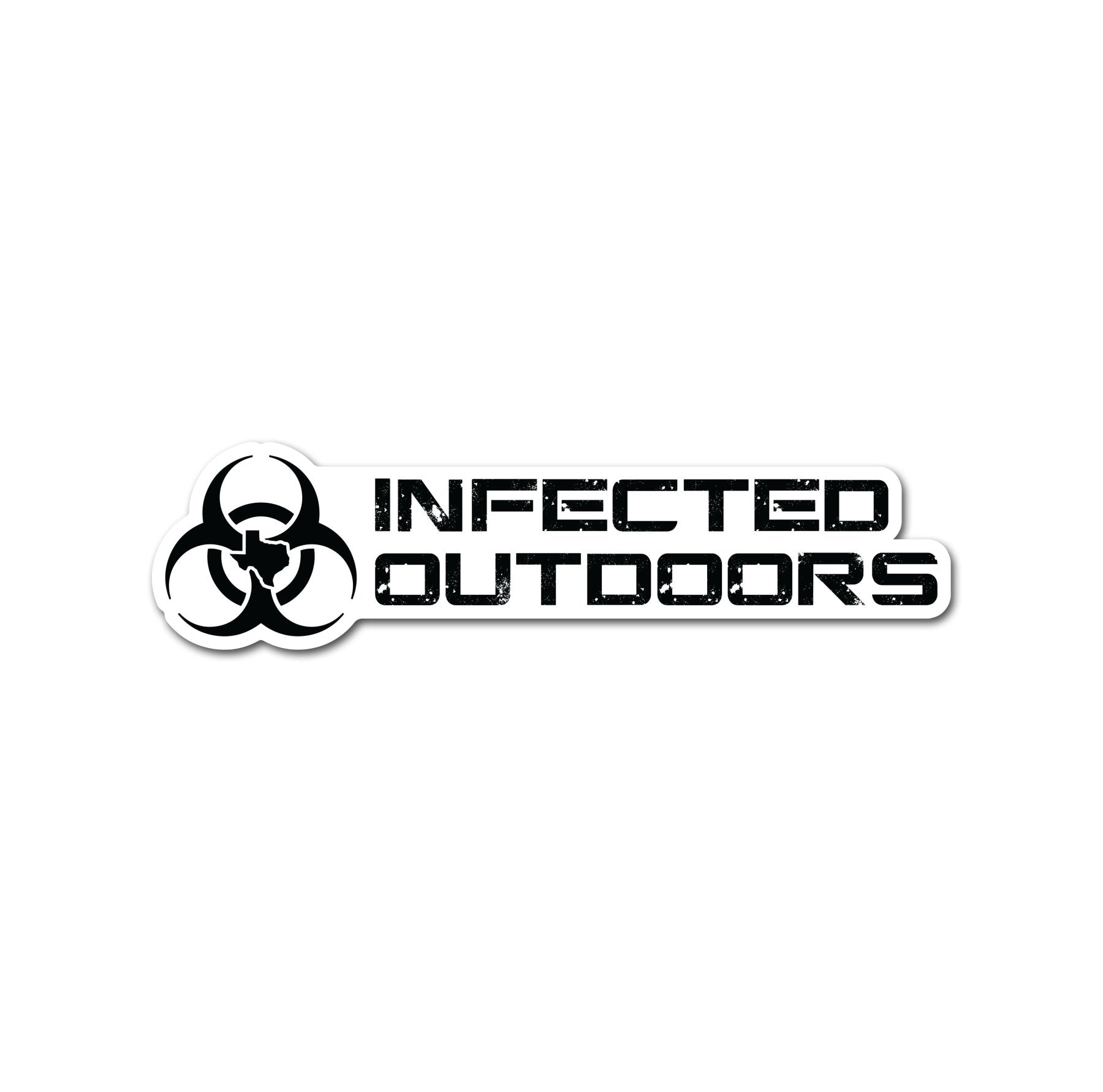 Infected Outdoors Classic Logo Sticker - Sticker