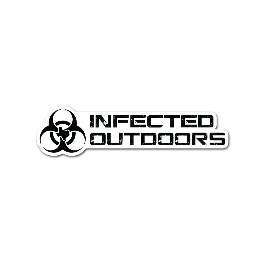 Infected Outdoors Classic Logo Sticker – American Trigger Pullers