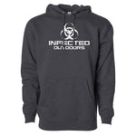 Infected Outdoors Stacked Logo Hoodie - Small - Hoodie