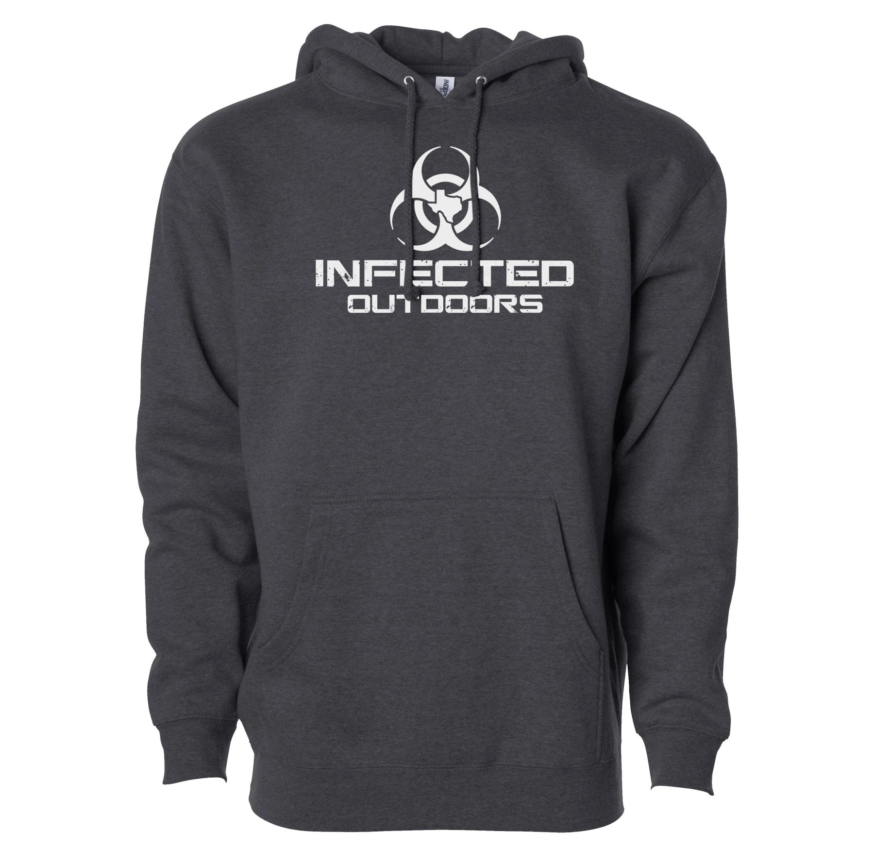 Infected Outdoors Stacked Logo Hoodie - Small - Hoodie