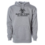 Infected Outdoors Stacked Logo Hoodie - Small - Hoodie