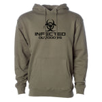 Infected Outdoors Stacked Logo Hoodie - Small - Hoodie