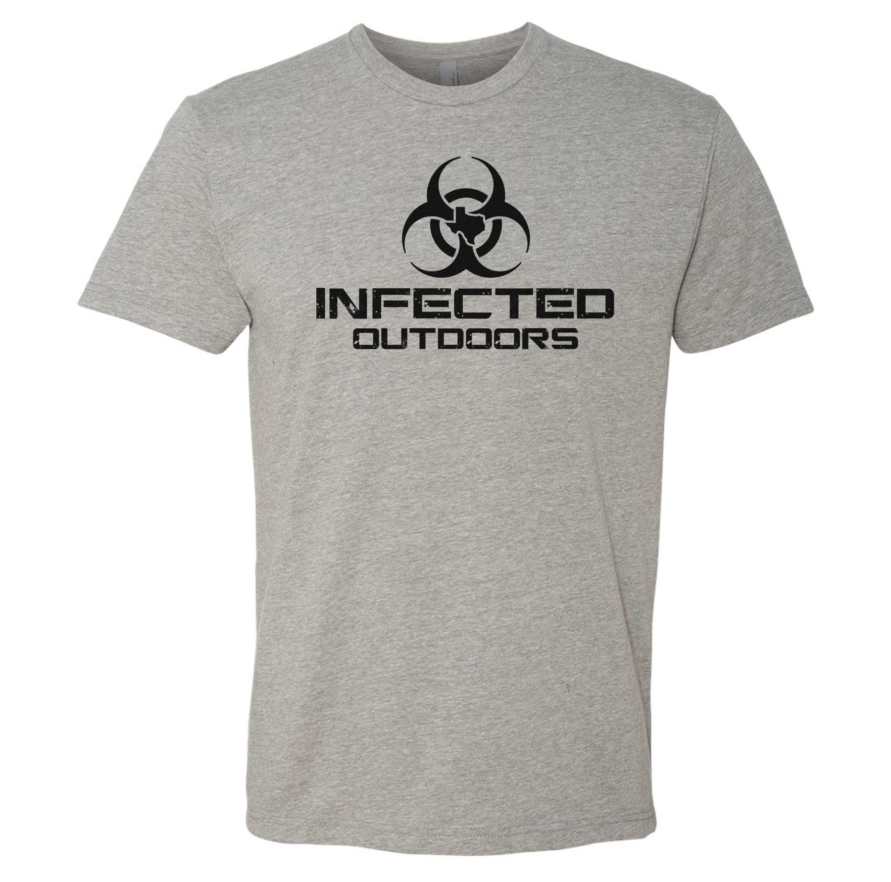 Infected Outdoors Stacked Logo Tee - Small - Shirt