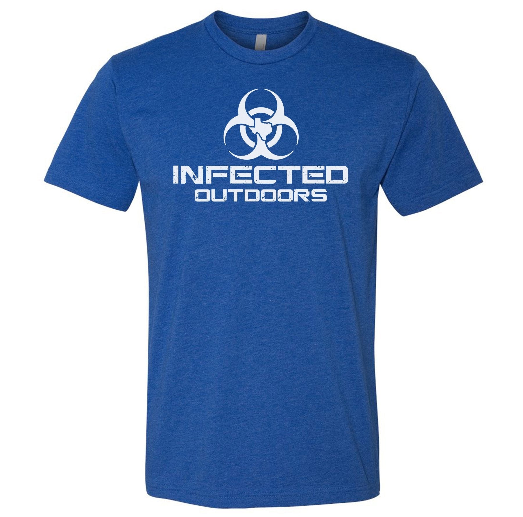 Infected Outdoors Stacked Logo Tee - Small - Shirt