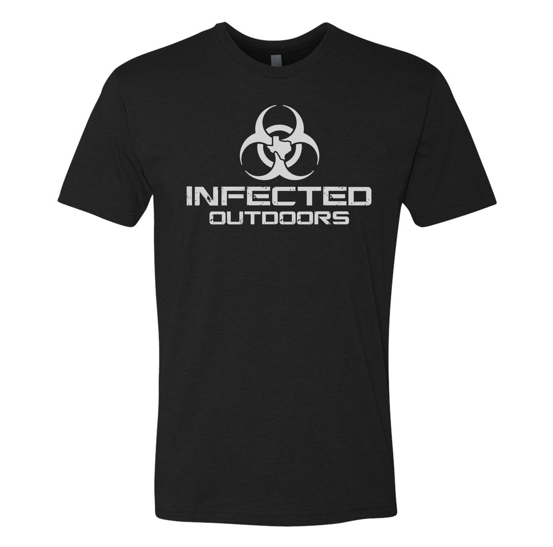 Infected Outdoors Stacked Logo Tee - Small - Shirt