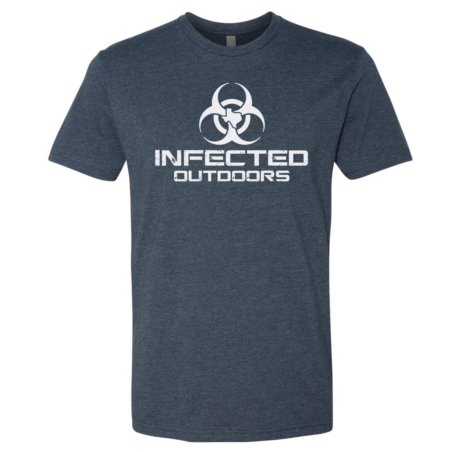 Infected Outdoors Stacked Logo Tee - Small - Shirt