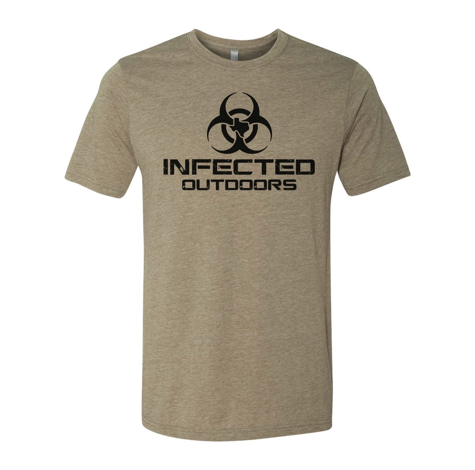 Infected Outdoors Stacked Logo Tee - Small - Shirt