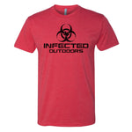 Infected Outdoors Stacked Logo Tee - Small - Shirt