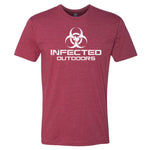 Infected Outdoors Stacked Logo Tee - Small - Shirt