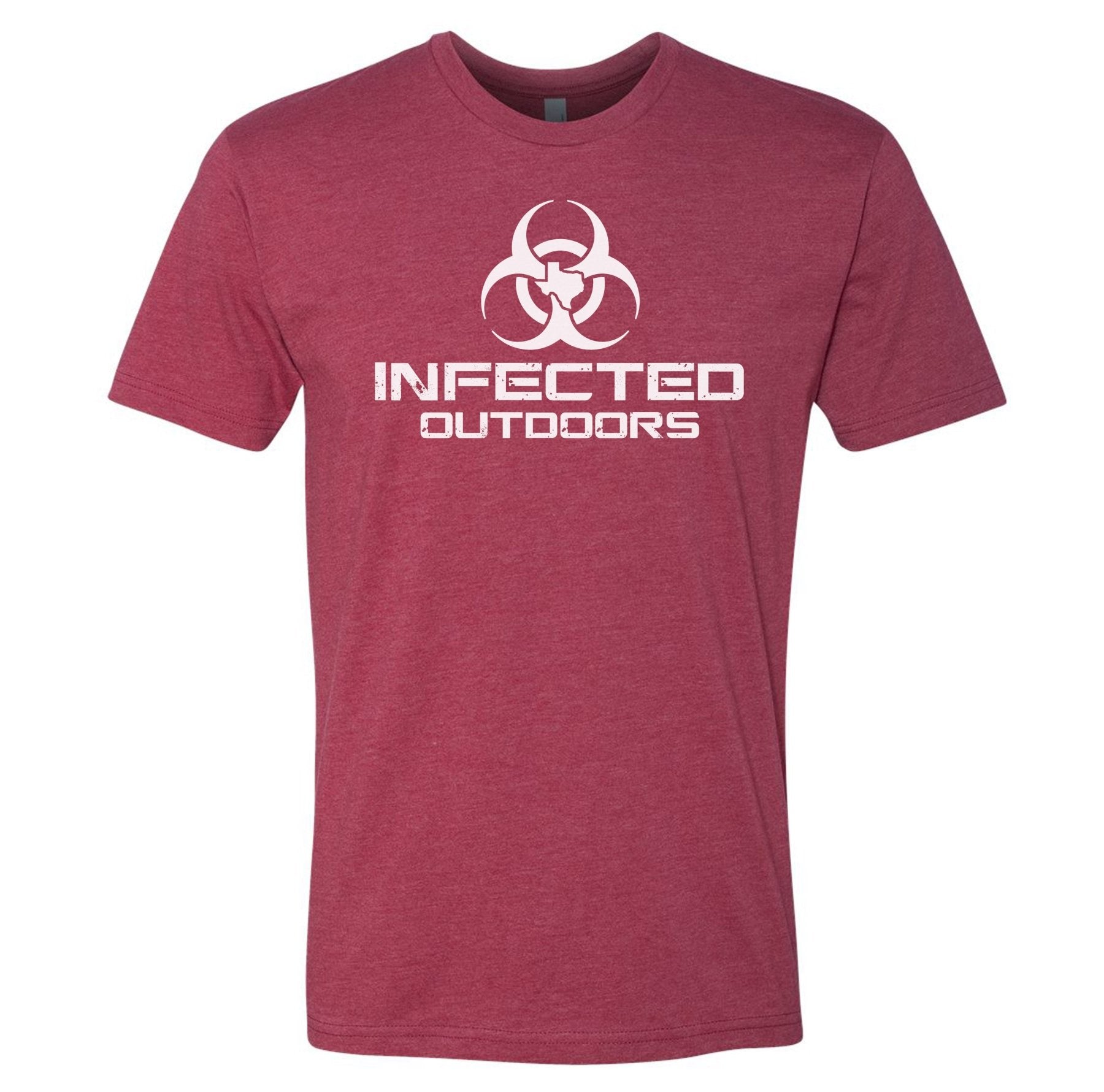 Infected Outdoors Stacked Logo Tee - Small - Shirt