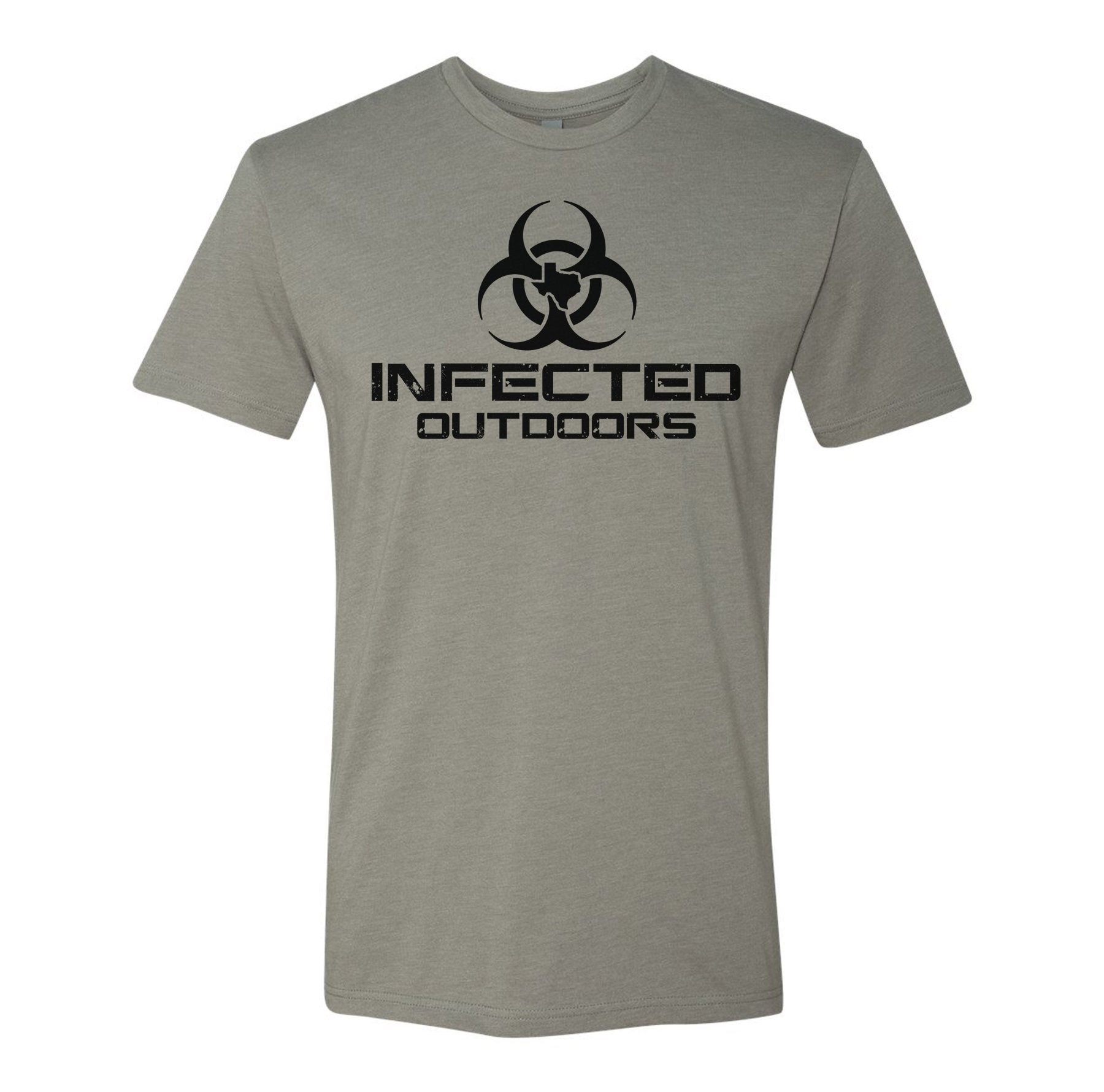 Infected Outdoors Stacked Logo Tee - Small - Shirt