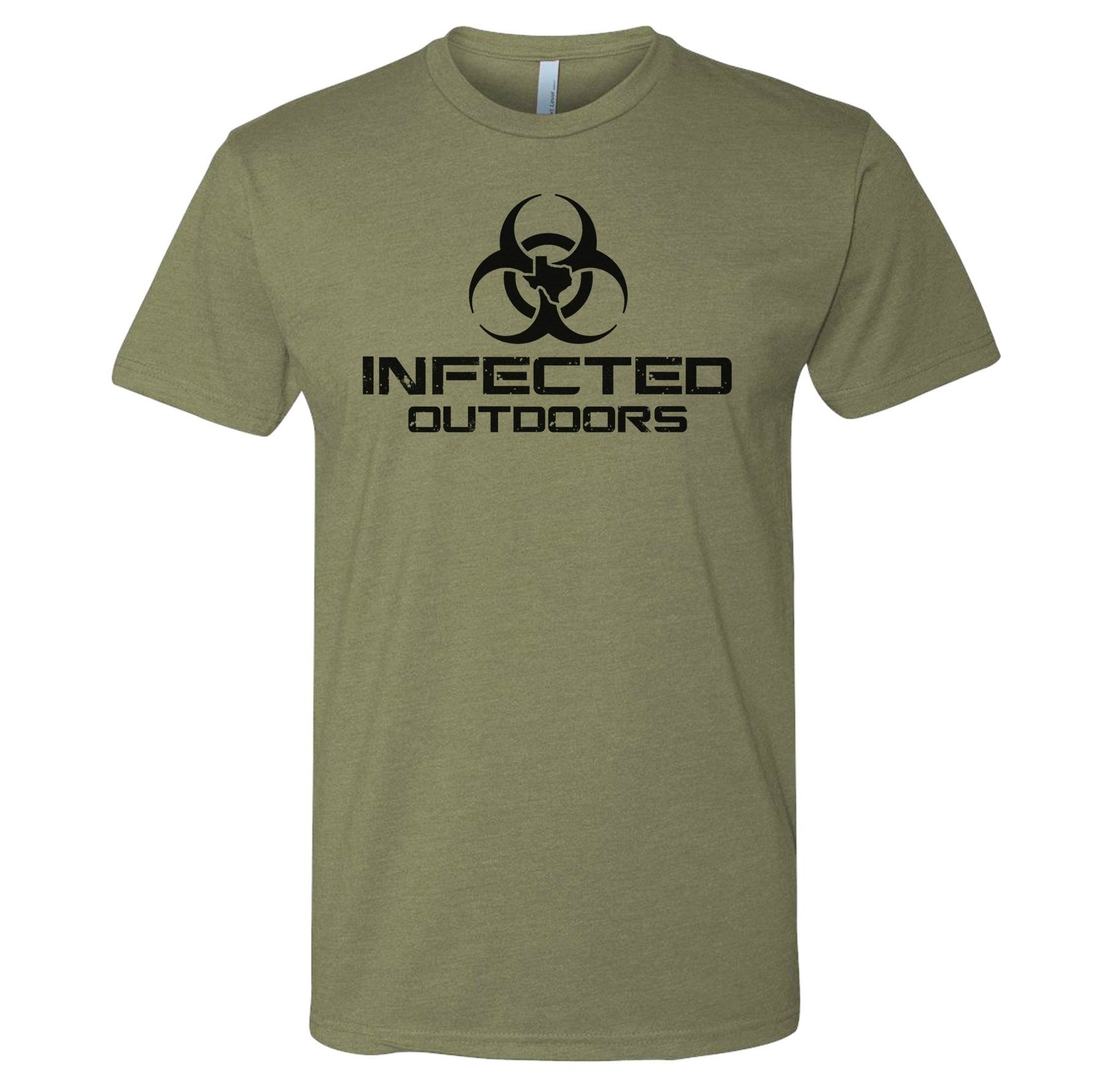 Infected Outdoors Stacked Logo Tee - Small - Shirt