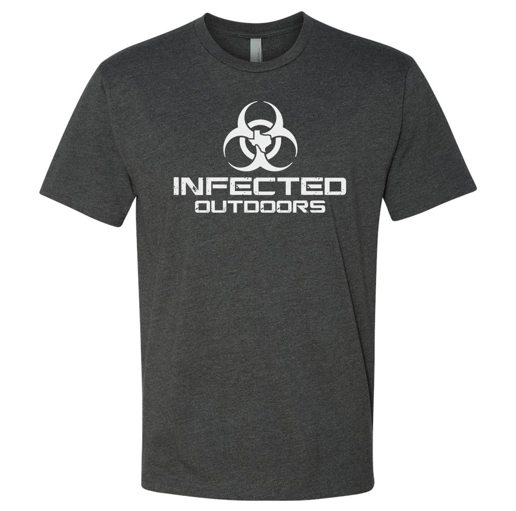 Infected Outdoors Stacked Logo Tee - Small - Shirt