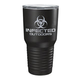 Infected Outdoors Stacked Logo Tumbler - 30oz - Tumbler