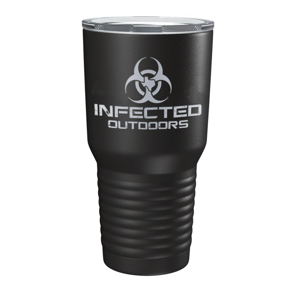 Infected Outdoors Stacked Logo Tumbler - 30oz - Tumbler