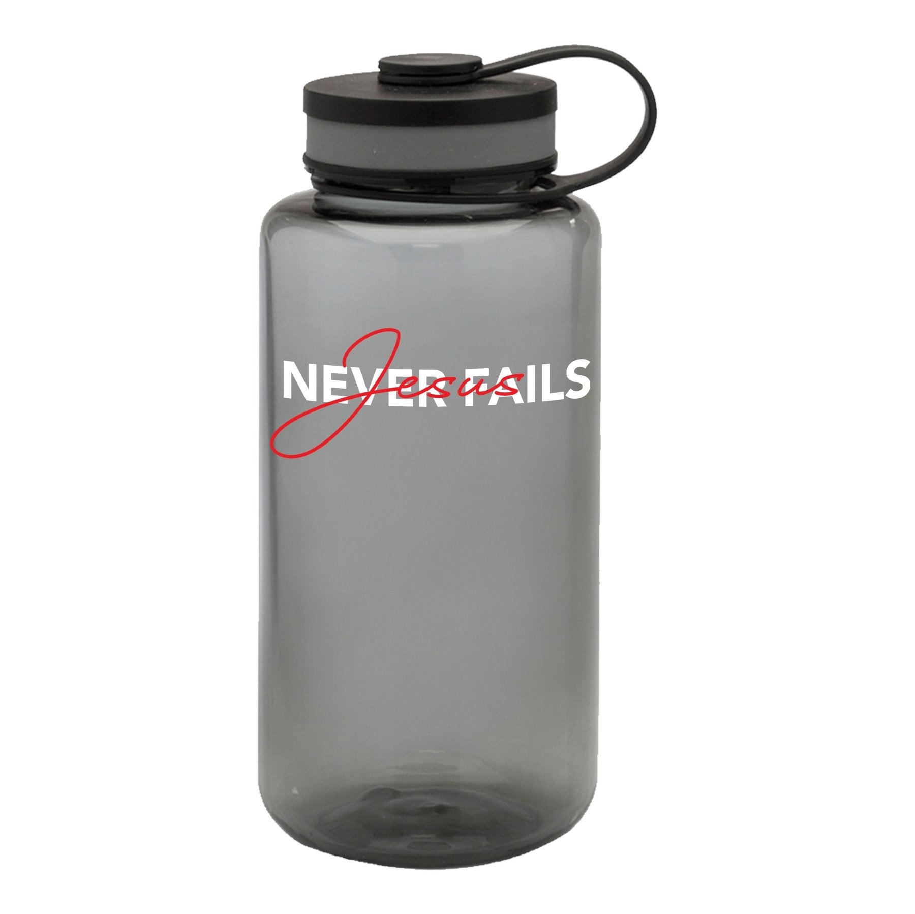 Jesus Never Fails Bottle - 38oz - Water Bottle