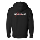 Jesus Never Fails Hoodie - Small - Hoodie