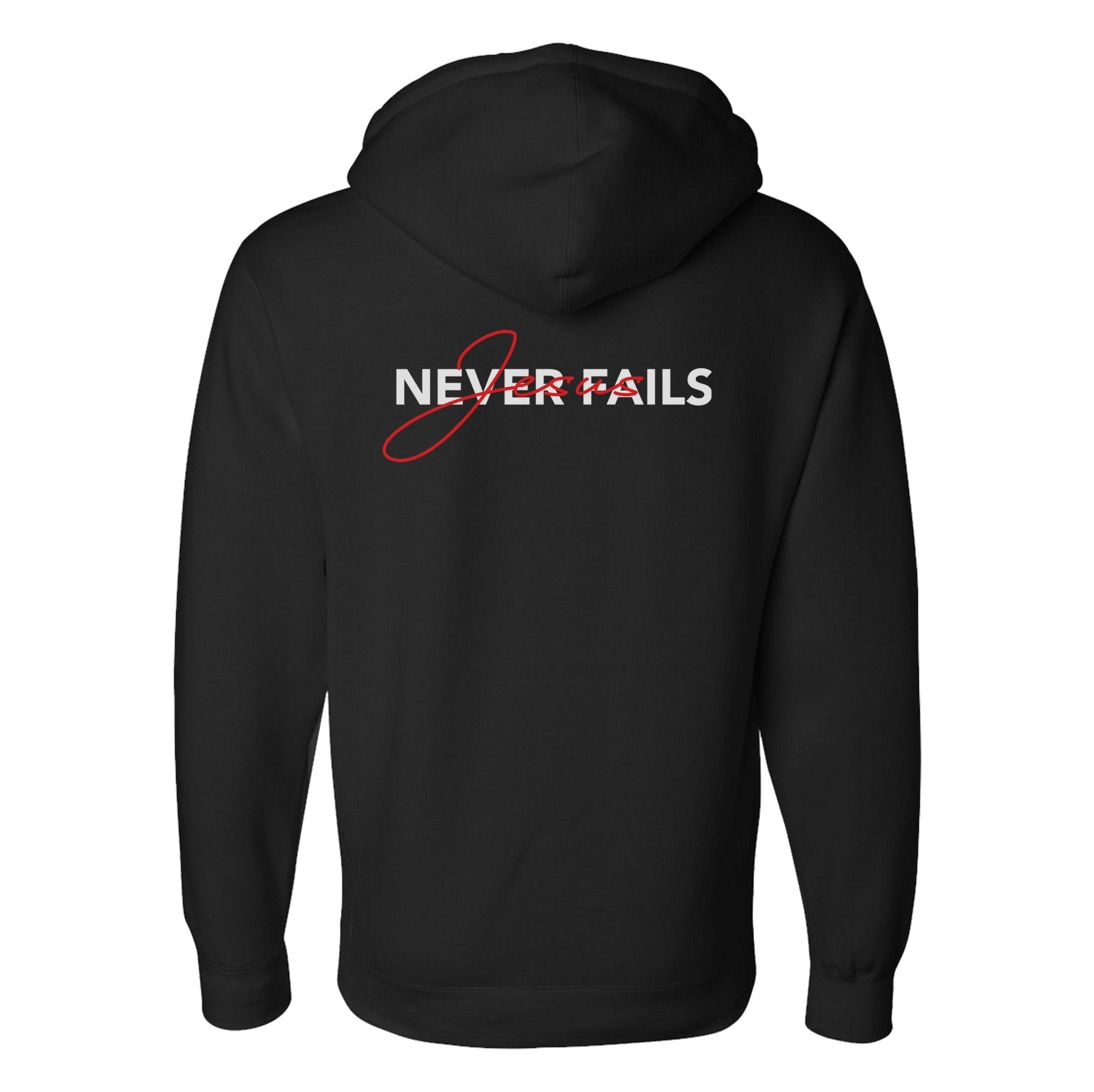 Jesus Never Fails Hoodie - Small - Hoodie