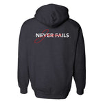 Jesus Never Fails Hoodie - Small - Hoodie