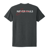 Jesus Never Fails Tee - Small - Shirt
