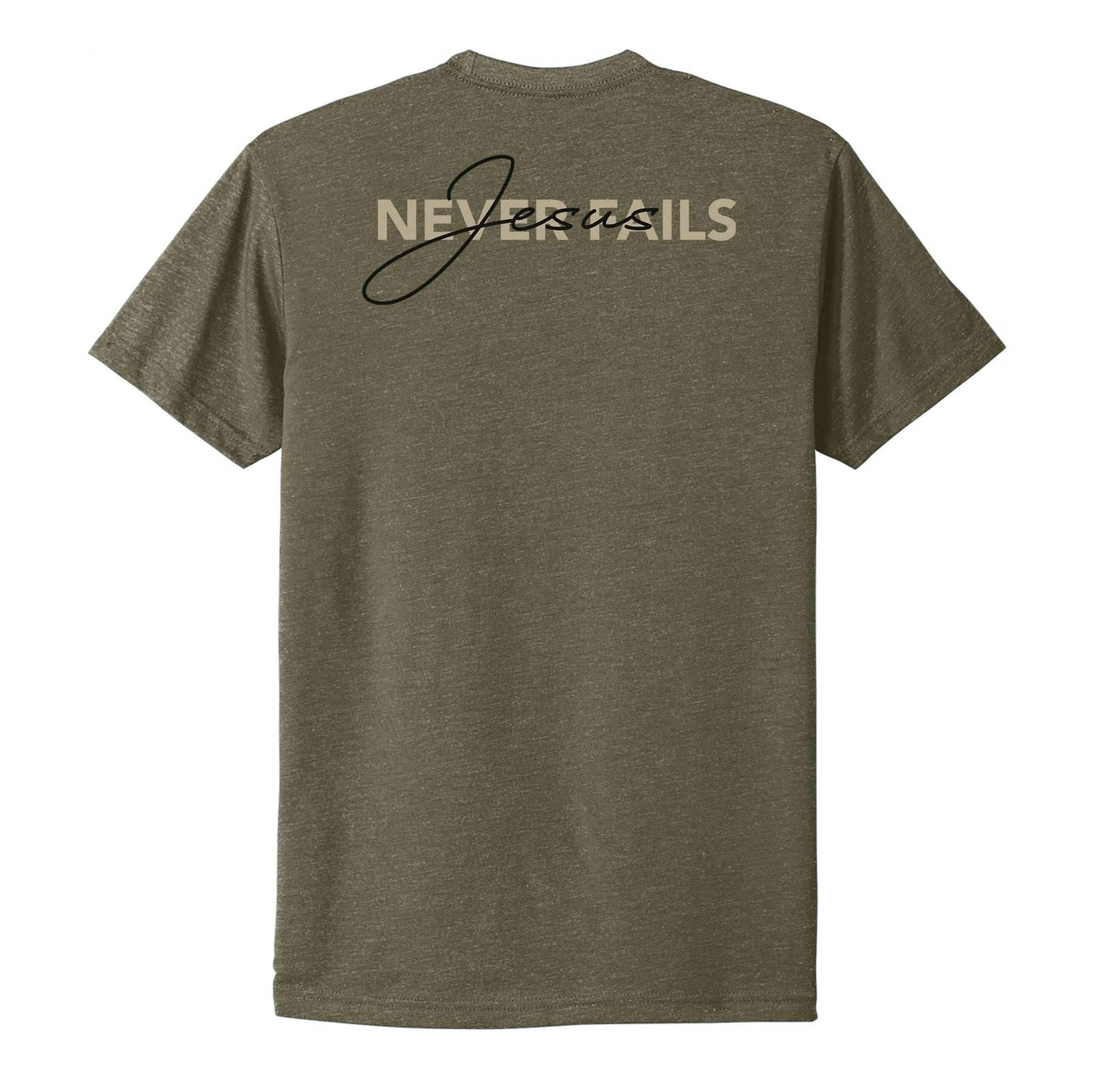 Jesus Never Fails Tee - Small - Shirt