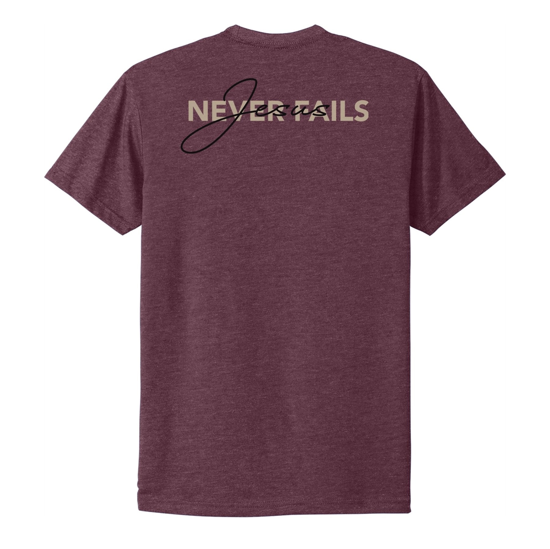 Jesus Never Fails Tee - Small - Shirt