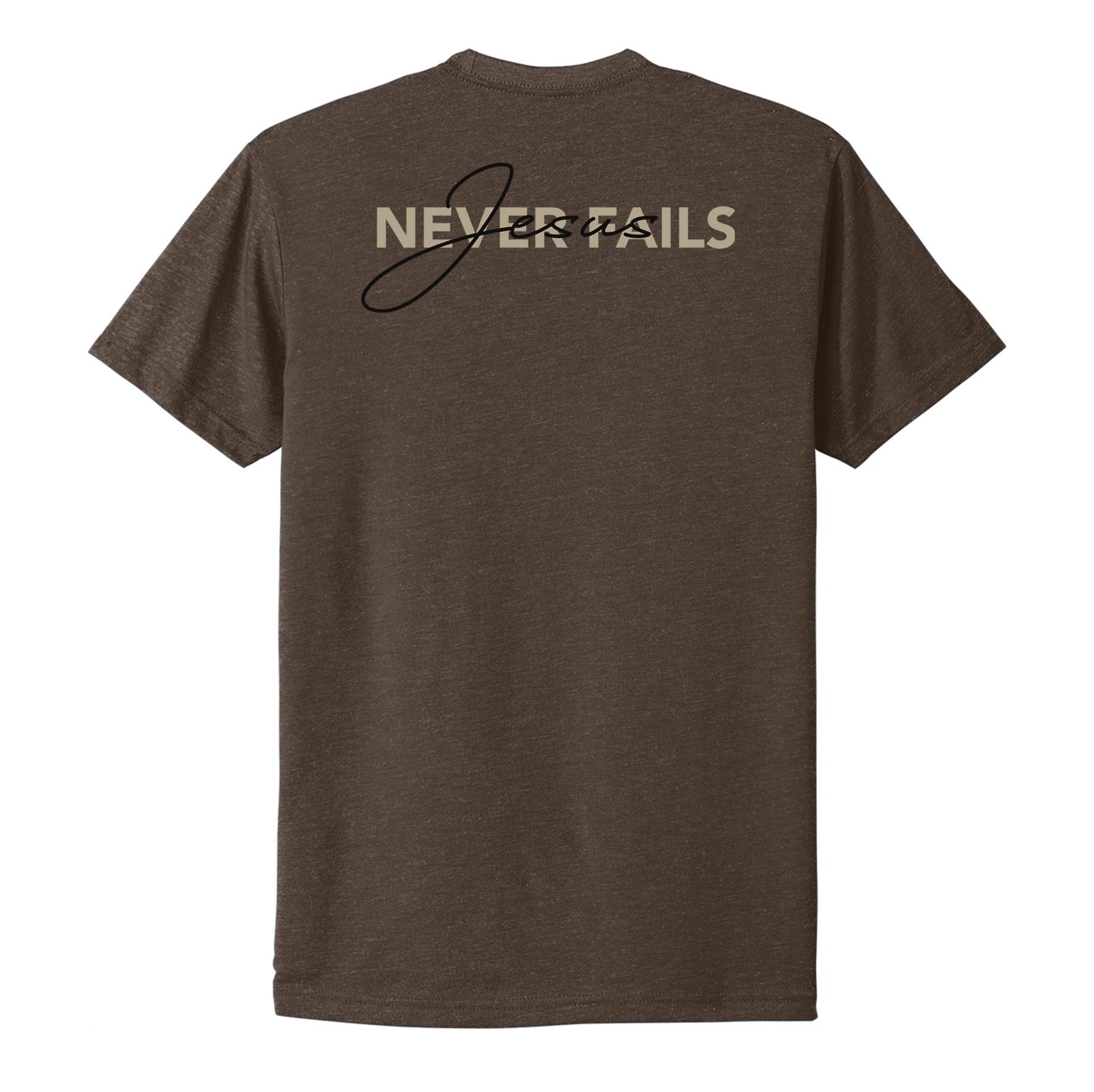 Jesus Never Fails Tee - Small - Shirt