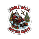 Jingle Bells Shotgun Shells Sticker - 4" - Sticker