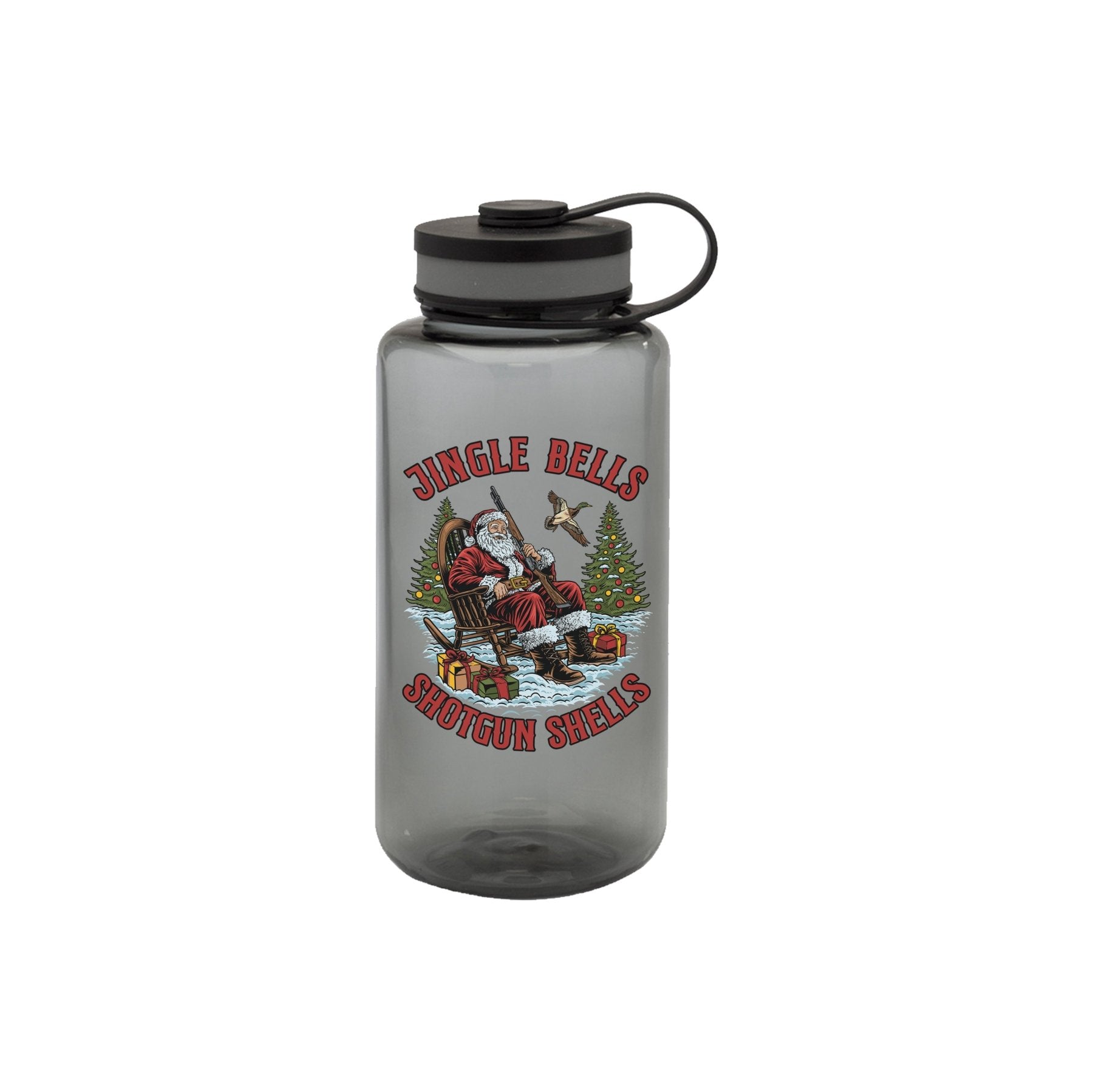 Jingle Bells Shotgun Shells Water Bottle - 38OZ - Water Bottle