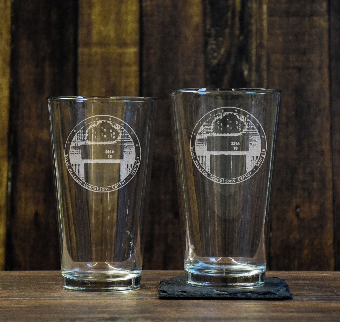 JMOC Cyber Pint Glass - 2 - Pack - Glassware